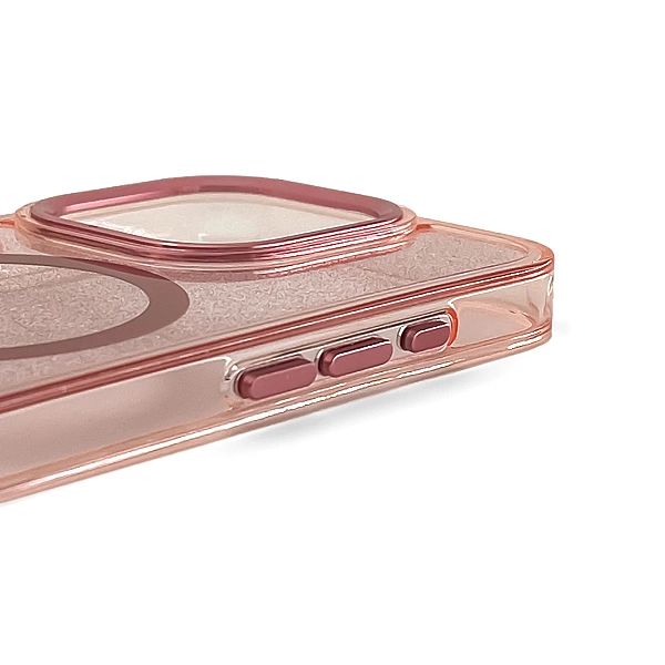 Etui Wozinsky Glitter Case z Mag Safe na Samsung Galaxy S24 FE - różow