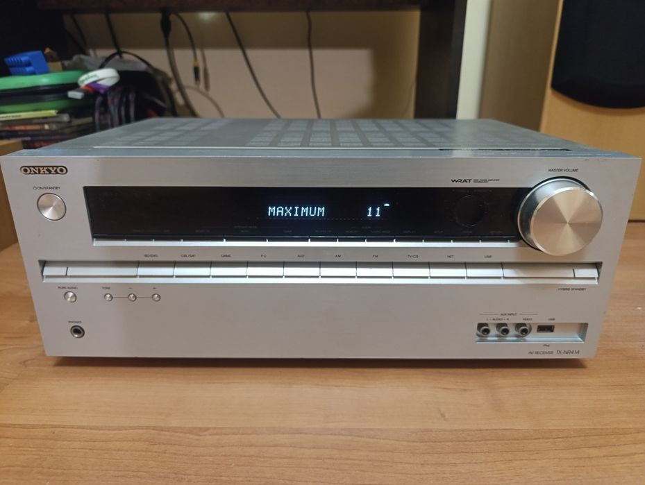 Ресивер Onkyo TX-NR414, USB, 3D
