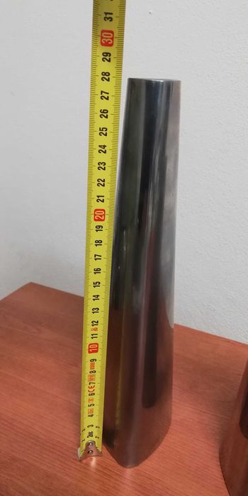 Castiçais prateados Ikea