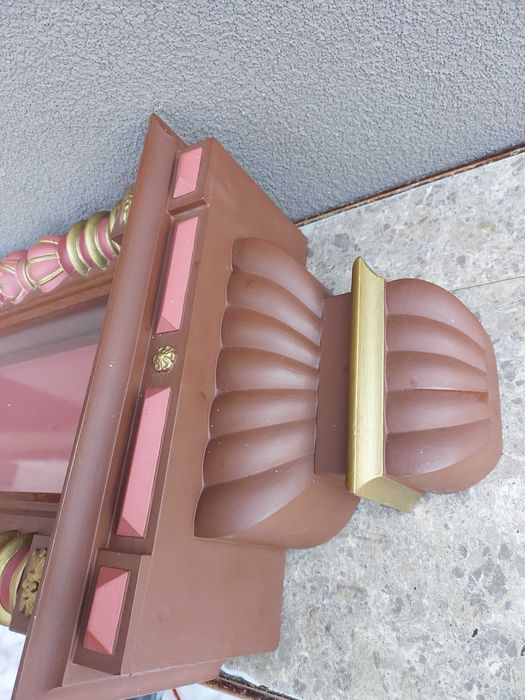 S082 Skrzynia duża obudowa zegara żyłkowego linkowego szafka witrynka