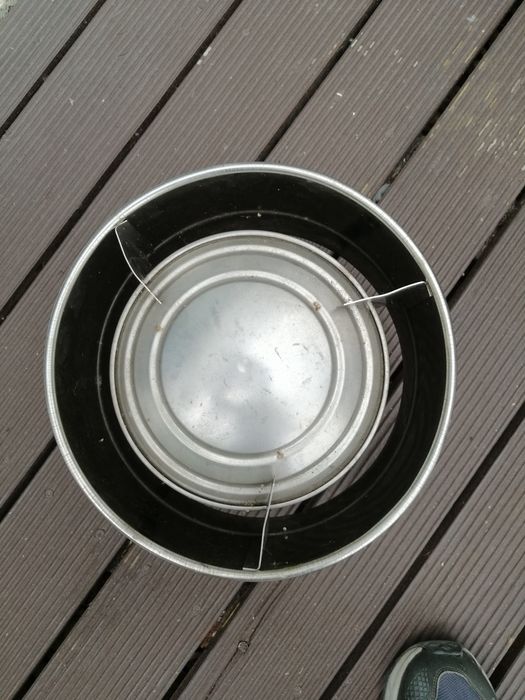 Chaminé de tambor de aço inoxidável 304 - 100 mm