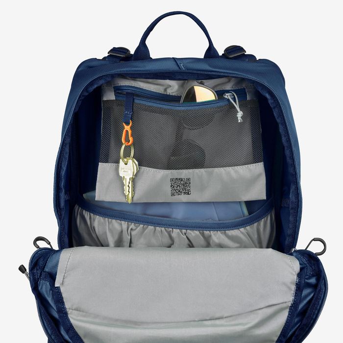 Mochila de caminhada ventilada 25L - MH500 azul