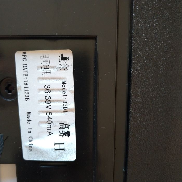 Led TV Microvision 32hd00v18-a ecrã partido