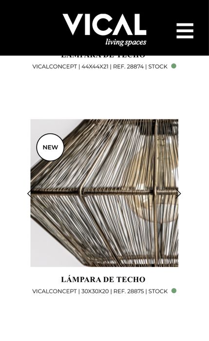 Candeeiro de tecto suspenso