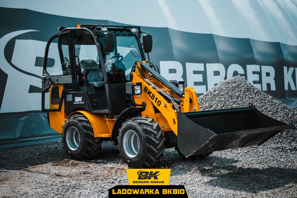 Ładowarka kołowa Berger Kraus BK810 kabina silnik Kubota