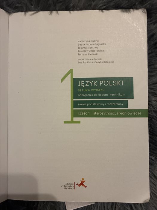 Język Polski klasa 1 liceum technikum
