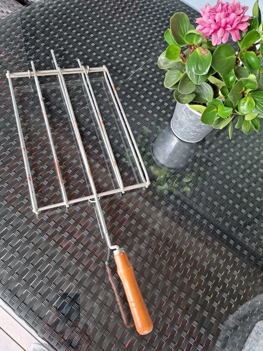 Grelha churrasco para frango em inox
