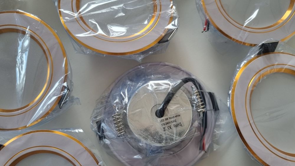 Conjunto de 10 holofotes luzes LED