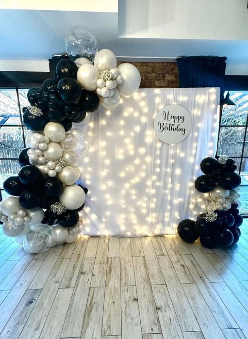 Ścianki balonowe na urodziny, kunie, chrzest, ślub itp