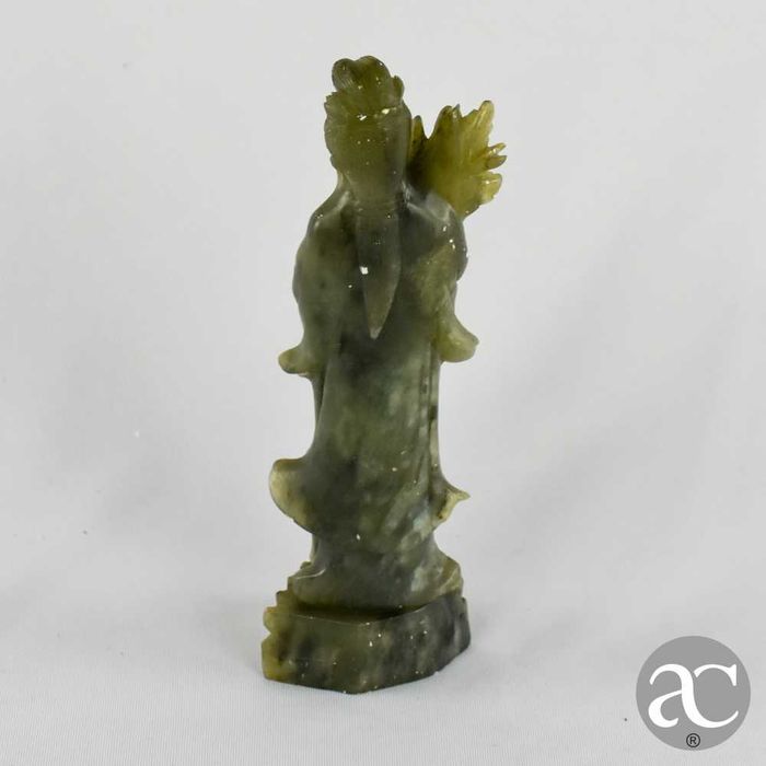 Figura de Imortal, Deusa, China, Alabastro, circa 1900