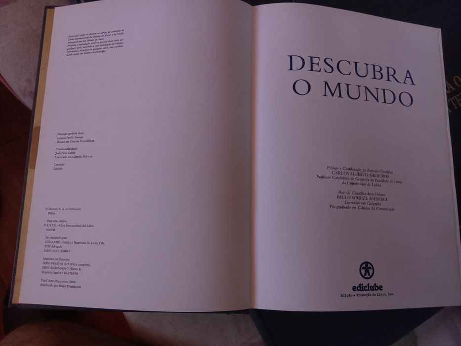 edição portuguesa da coleção “Descubra o Mundo”, da  Ediclube