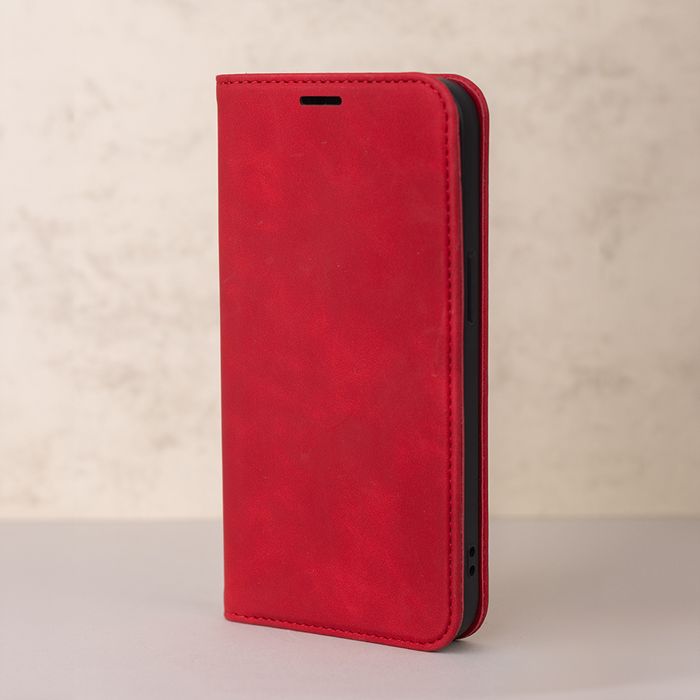 Etui Smart Suede do Samsung Galaxy A57 5G czerwone