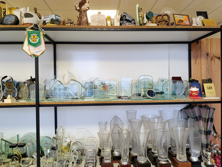 Troféus e placas desportivas