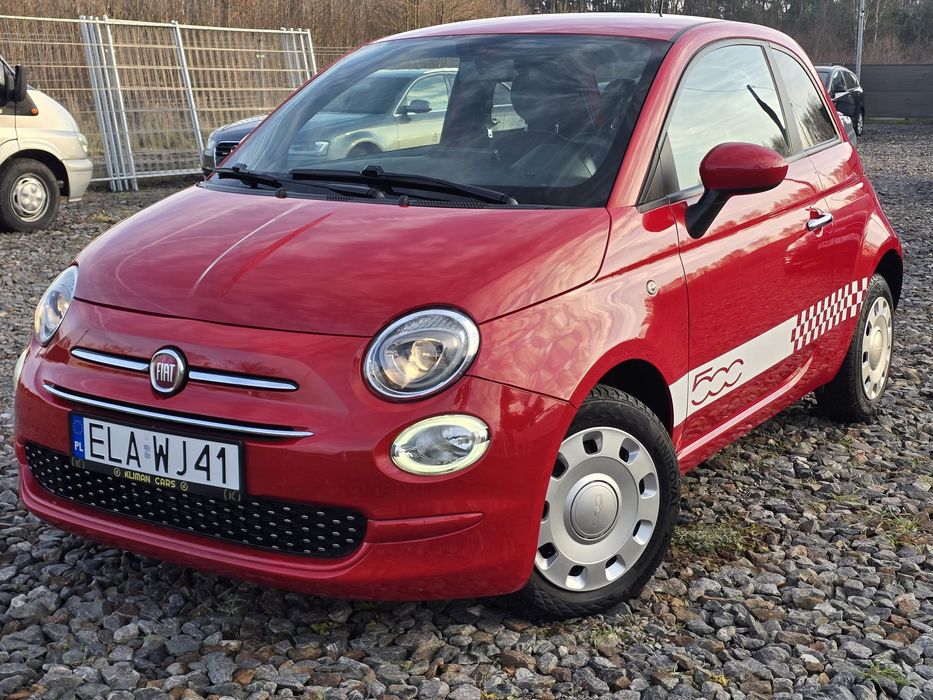 Fiat 500 Piękny bardzo zadbany z b. małym oryginalnym przebiegiem wzorowy stan