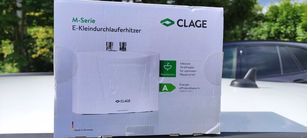 CLAGE MBH3 mały przepływowy e-podgrzewacz 3,5KW/230V