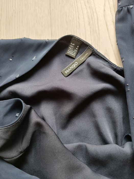Sukienka damska elegancka zwiewna wiosna lato 36S MANGO wesele komunia