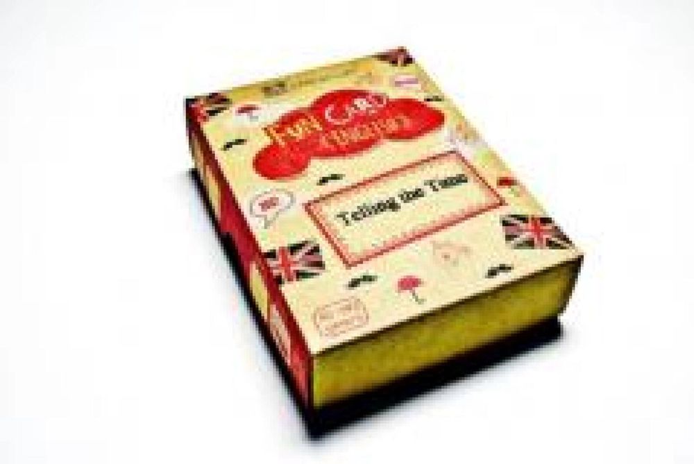 Fun Card English Telling the Time CREATIVO Creativo pudełko,97x73 mm