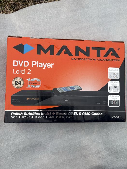 Odtwarzacz DVD Manta Lord 2 – nowy