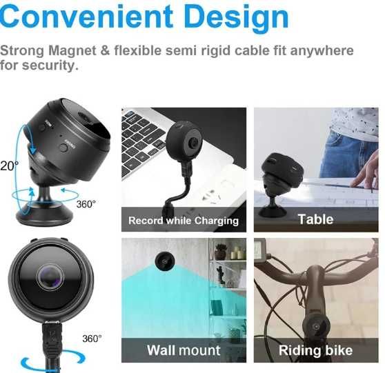 Mini Camera wifi - 1080P Envio grátis