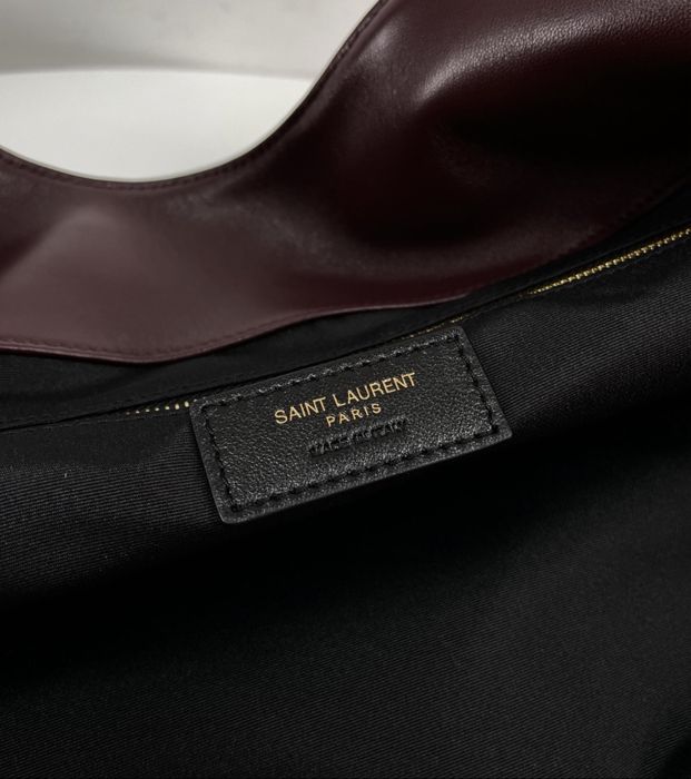 Mala Saint Laurent Icare Maxi cor de bordô