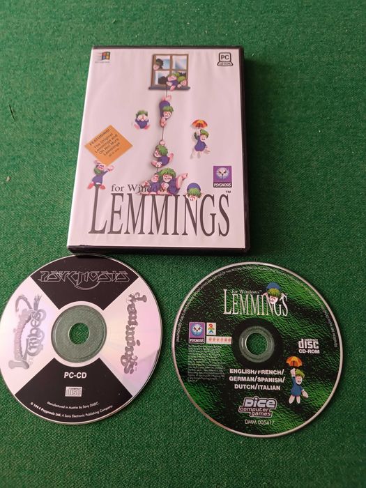 Gra PC- Lemings + Lemings 2 (unikat)