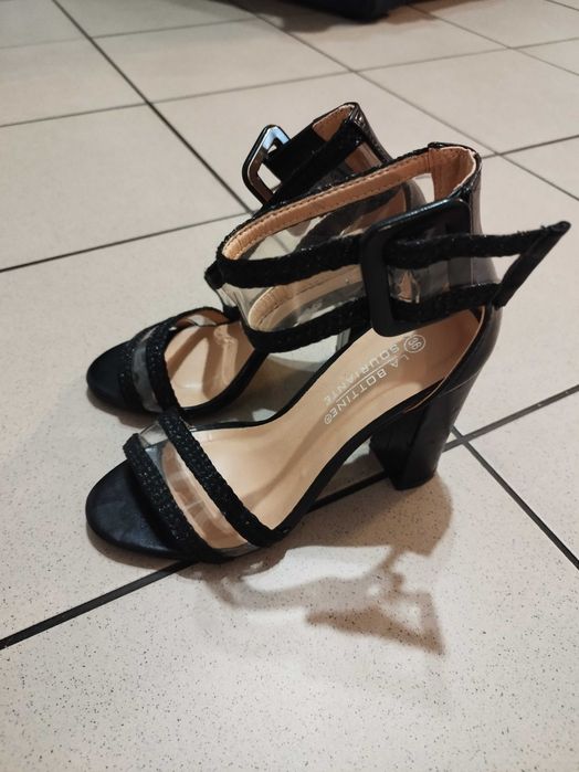 Buty na słupku sandały damskie
