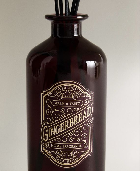 (500 ML) Difusor Em Sticks GINGERBREAD Zara Home NOVO