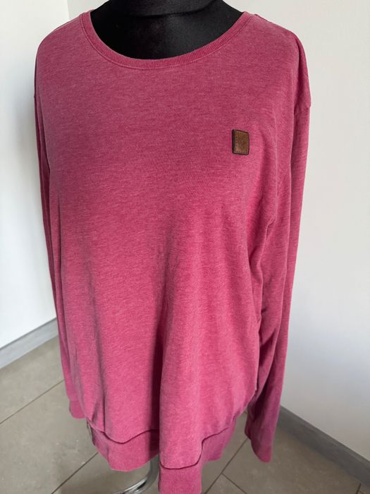 Naketano markowa damska bluzka/ bluza XXXL ciemny róż,bawełna jak nowa