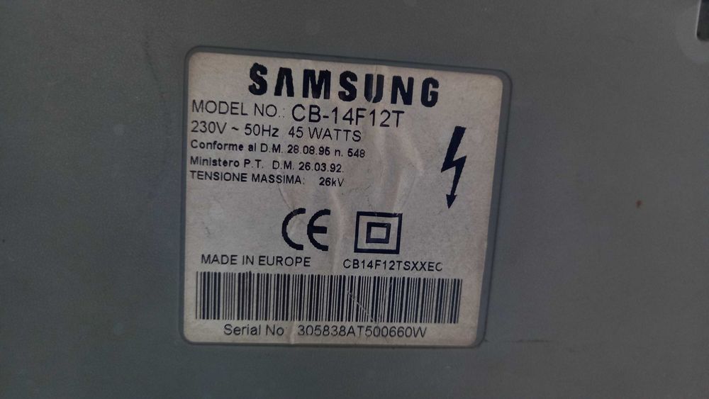 Vende-se/Oferece-se Televisor antigo Samsung