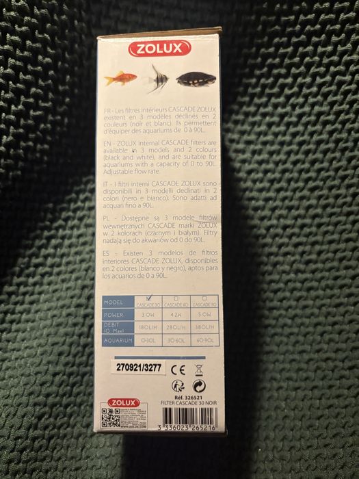 Filtr Zoolux do akwarium