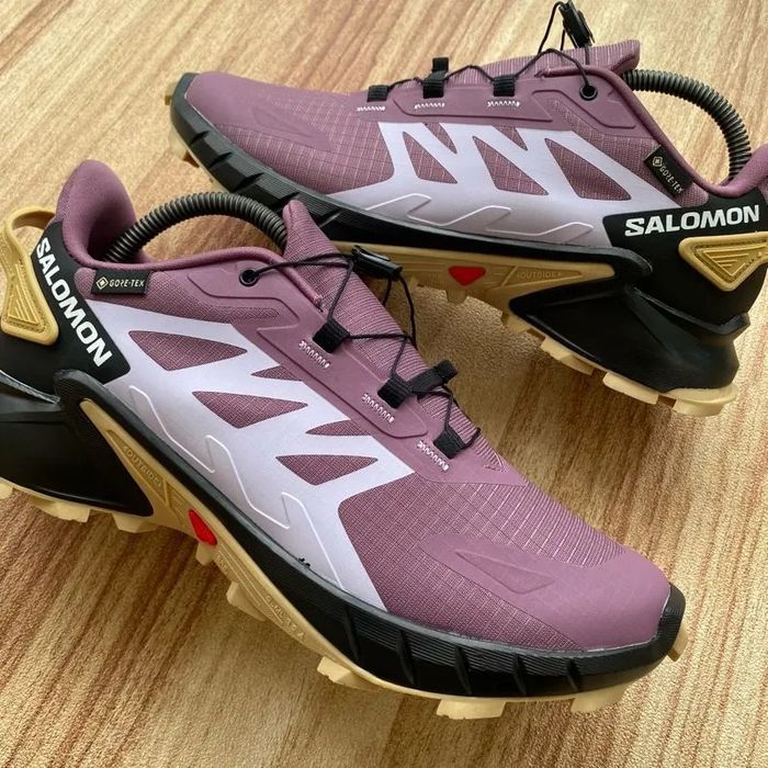 БЕЗ ПЕРЕДОПЛАТИ!! Salomon Supercross 4 Gore-Tex Purple Black ND