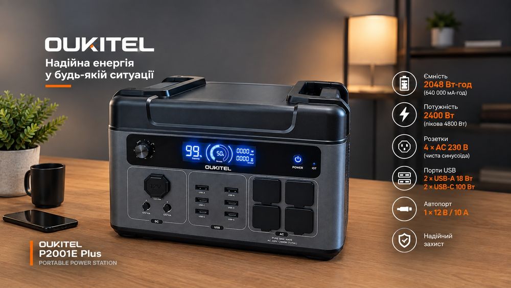 p2001e plus oukitel зарядна станція