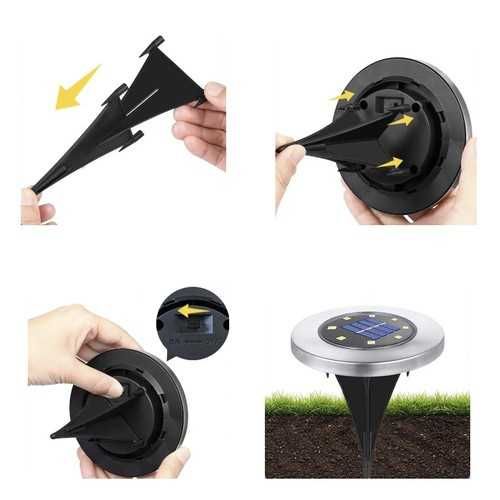 Lampki solarne ogrodowe - 12 szt.