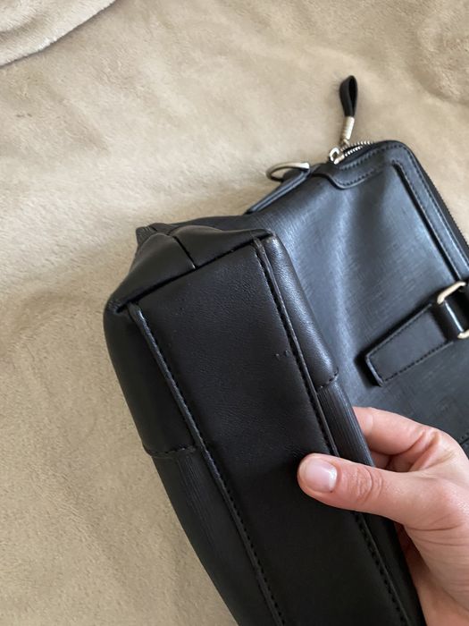 Сумка для ноутбука і документів, шкіряна, 15,6