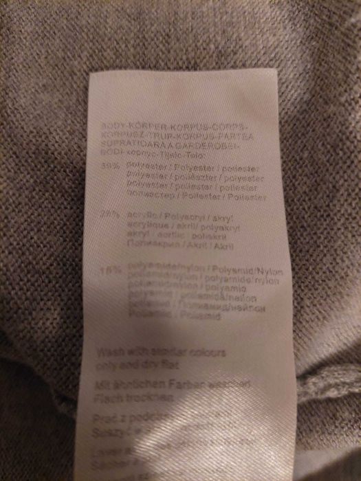 Kardigan damski szary.