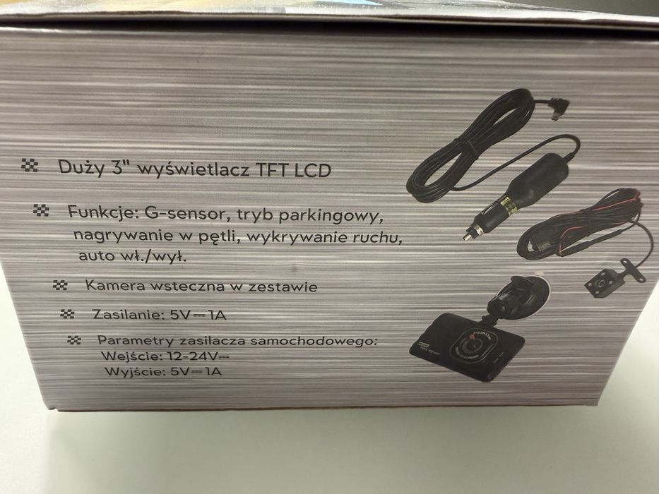 Kamera samochodowa + kamera cofania  GTMax