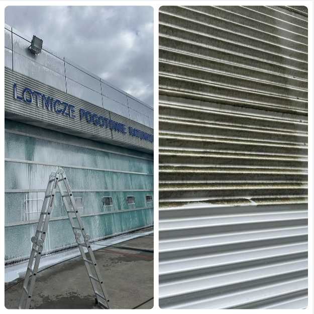 PROFESJONALNE MYCIE CZYSZCZENIE kostki brukowej elewacji dachów - CENA