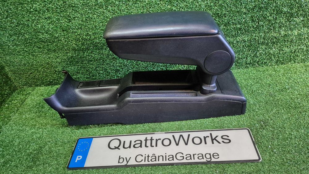 Consola Central Travão Mao Apoio Braco Audi A4 B5 8D Pre Facelift 1995 a 1999 Original azul escura
