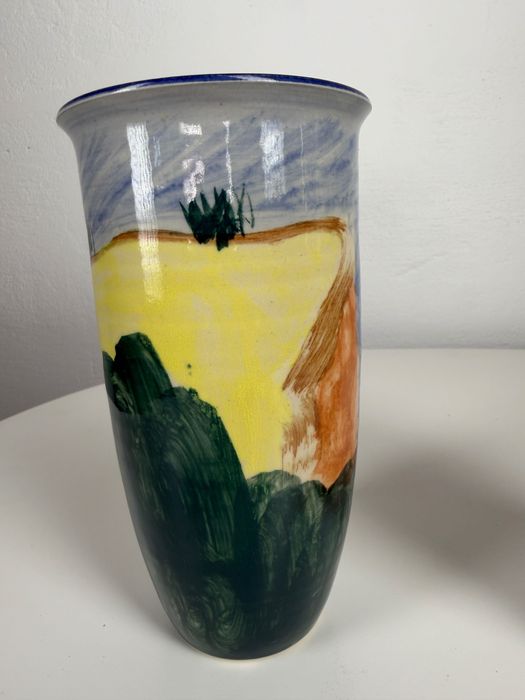 Duńskie wazony ceramiczne – Vensø Danmark + ceramika studyjna, lata 60./70.