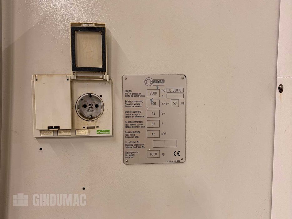 Centrum obróbcze CNC HERMLE C 600 U - 5 osi
