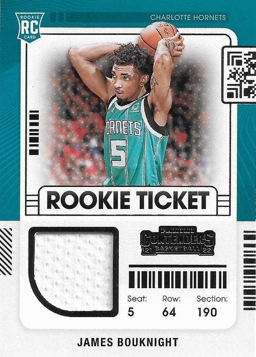 Karta NBA James Bouknight jersey