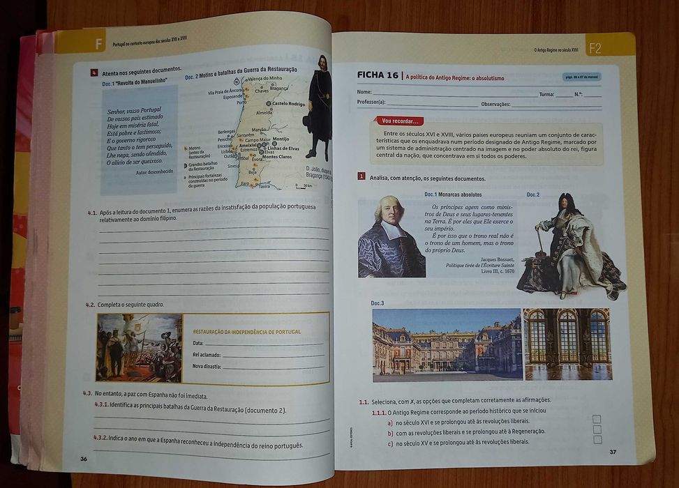 Cadernos atividades 8° ano