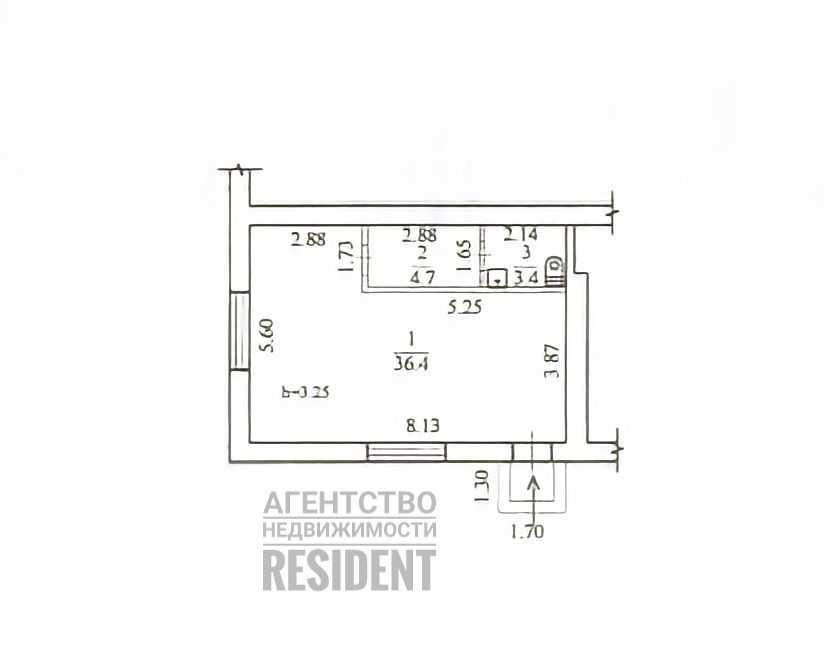Помещение 44 м2 просп. Гагарина 97 Красная Линия
