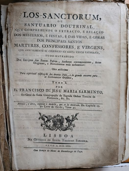 Los Sanctorum, ou Santuário Doutrinal – Tomo I