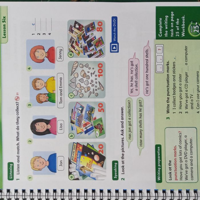 Family and friends Starter,1,2,3,4,5,6