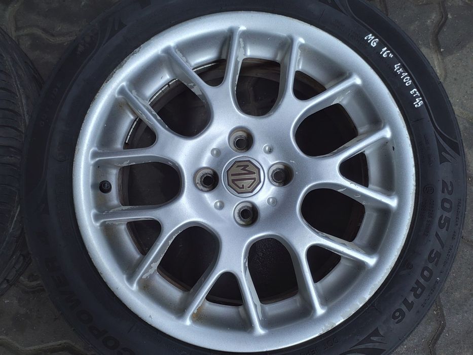 Jantes Mg Zr R16 Com Pneus 205/50 Furação 4X100
