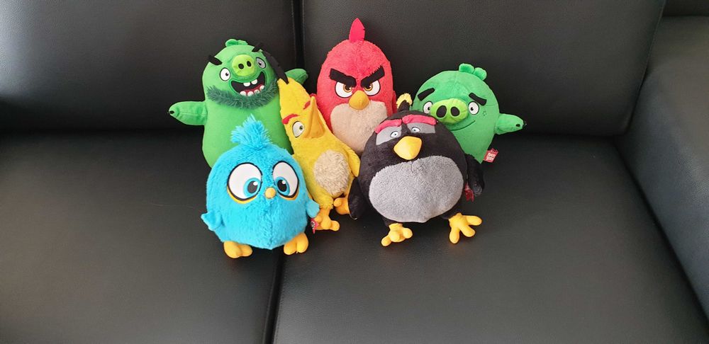 Coleção Completa Peluches Angry Birds 2 - NOVOS
