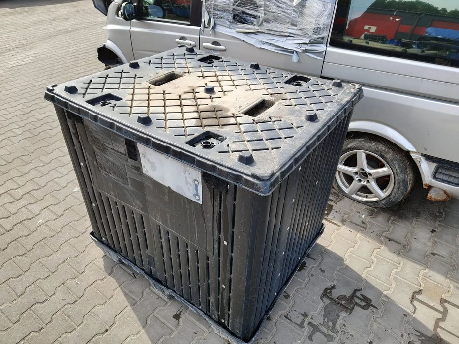 Skrzyniopalety składane z pokrywą 1200x1000x1136 Sistema 20szt (Uchylne klapy)