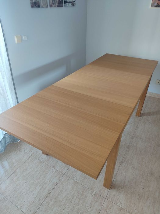 Mesa extensível bjrusta ikea