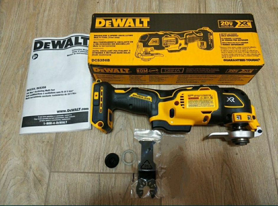 Мультитул реноватор DEWALT DCS356B 20V MAX бесщеточный 3-х скоростной